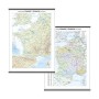 Carta Scolastica Geografica Francia 97x134cm