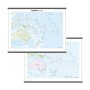 Carta Scolastica Geografica Oceania 99x132cm
