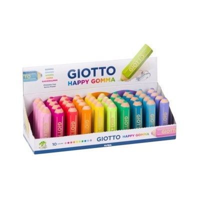 Gomme Colori Assortiti Giotto Happy