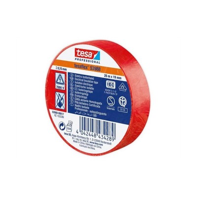 Rotoli Nastro Isolante Soft PVC Tesa Professional 53988 Rosso