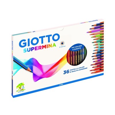 Pastelli Giotto Supermina Astuccio 36pz