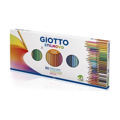 Pastelli Giotto Stilnovo 50 pz + Temperino