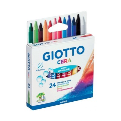 Pastelli A Cera Giotto  24 pz