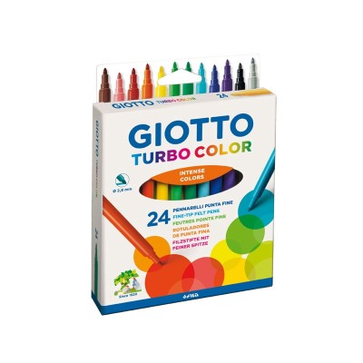 Pennarelli Giotto Turbo Color Astuccio 24pz
