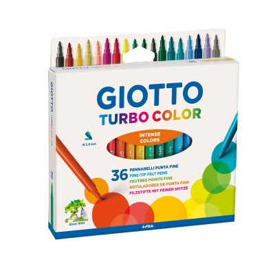 Pennarelli Giotto Turbo Color Astuccio 36pz