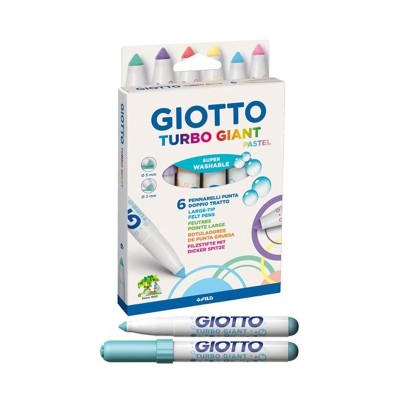 Pennarelli Giotto Turbo Giant Pastel 6pz