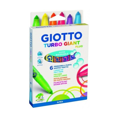 Pennarelli Giotto Turbo Giant Fluo 6pz