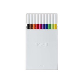 Assortimento 10pz Pennarelli Emott Pen 0,4mm Standard N0.1