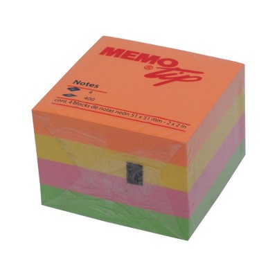 Cubo Memo Tip Colori Neon 51x51