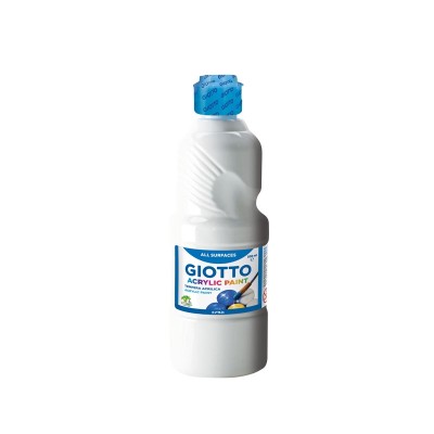 Tempera Acrilica Giotto 500 ml Bianco