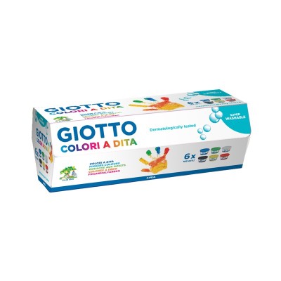 Colori A Dita Giotto 100 ml 6 pz