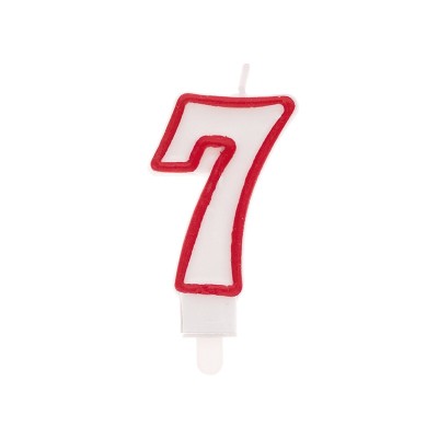 Candela Numero 7 Rosso