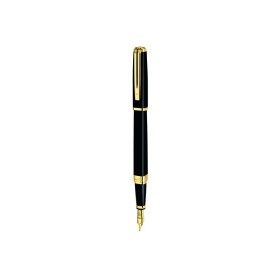 Penna Stilografica Waterman Exception Slim Black Laquer GT F