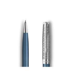 Penna a Sfera Parker Sonnet Metal Blu CT M